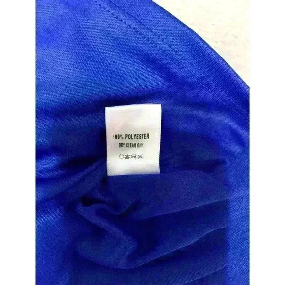 Judith March Dress Womens Size large Blue Embroidered Bell Sleeves Boho Feminine - Picture 6 of 8